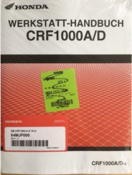 Werkstatthandbuch CRF1000 Afrika Twin Service Heft Manual Rep Anleitung 64MJP00