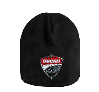 Ducati Corse Sketch Mütze schwarz Beanie NEU 
