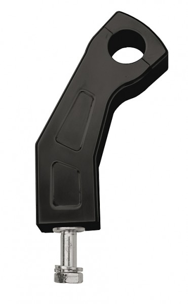 Ritz Alu-Riser curved Style, schwarz, 120 mm, 1 Zoll