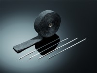 Auspuff Hitzeschutzband, 15m, Schwarz Auspuff Hitzeschutzband, 15m, Schwarz