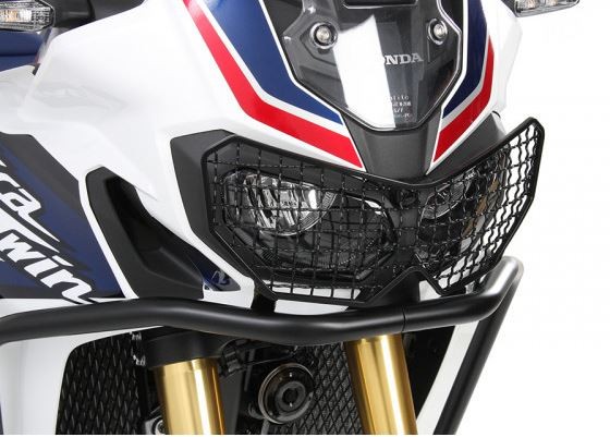 Lampenschutzgitter - schwarz für Honda CRF 1000 Africa Twin ab Bj.2016