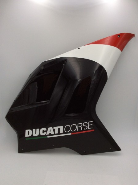 Ducati 1198s Corse Verkleidung Seitenteil rechts Baujahr 2010 RIGHT UPPER HALF-FAIRING 48012611AH