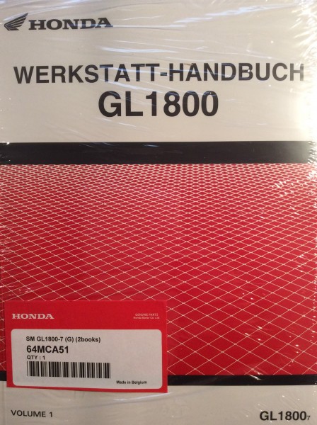 Werkstatthandbuch GL1800 ab Bj 2006 GoldWing Service Heft Manual