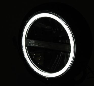 7 Zoll LED-Scheinwerfer RENO TYP 4 mit TFL, Metallgehäuse, klares
