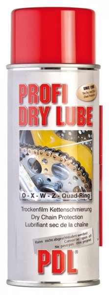 Profi Dry Lube, trockene Kettenschmierung, 400ml Kettenspray PTFE Teflon