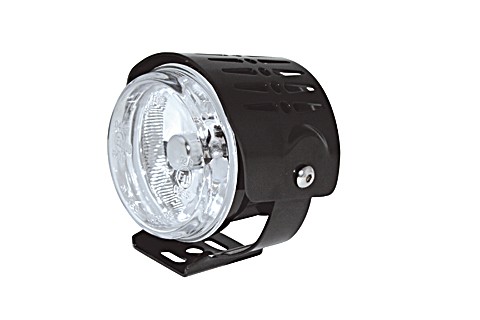 SHIN YO Fernscheinwerfer 222-011 mit Alublende schwarz eloxiert