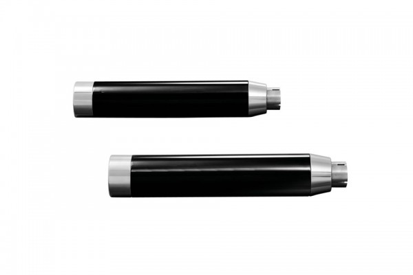 HIGHWAY HAWK Endschalldämpfer Straight cut, schwarz