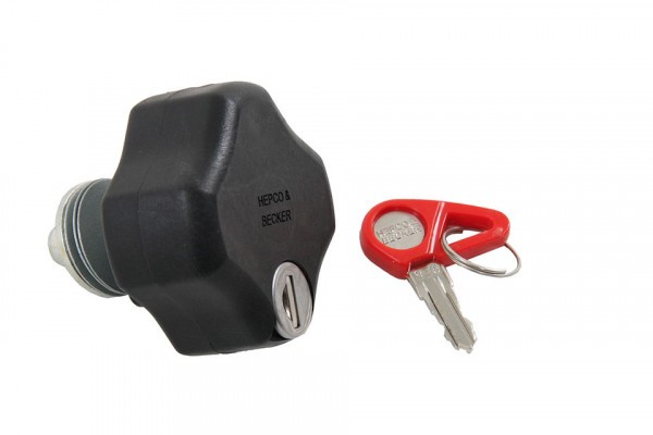 Lock-it Schraube abschließbar, inkl. Zylinder und Schlüssel für Hepco&Becker Lock-it Seitenkofferträ