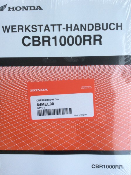 Werkstatthandbuch Basisbuch Reparaturanleitung CBR1000RR Fireblade SC 57 ab 2004 64MEL00