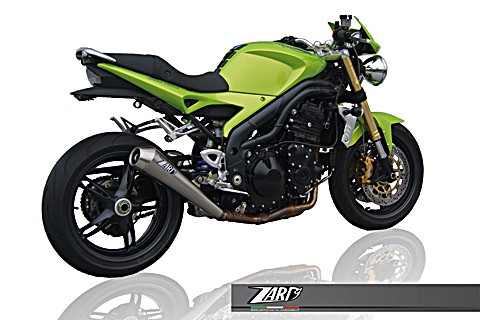ZARD-Triumph Speed Triple, 07-10, Edelstahl 3-1, + Kat.