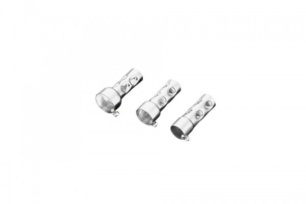 HIGHWAY HAWK Noisekiller für Auspuffrohre, Außendurchmesser 38 mm, 10 cm lang