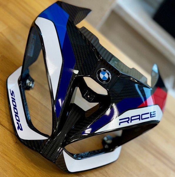 Aufklebersatz für Ilmberger Lampenmaske S1000R M1000R K66 Motorsport Verkleidung Maske Carbon Sticke
