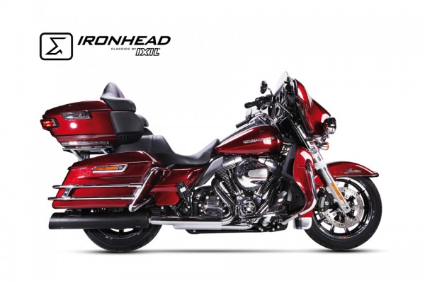 IRONHEAD-Edelstahl-Endtopf Harley-Davidson Touring Road King, 06-16